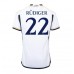 Real Madrid Antonio Rudiger #22 Hjemmedrakt 2023-24 Kortermet